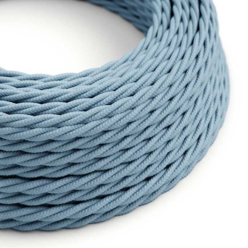 Cable decorativo textil trenzado a metros homologado oceano