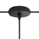 Metall-Baldachin-Set 83mm Durchmesser mit 1 Ausgang und 2 seitlichen Abgaengen