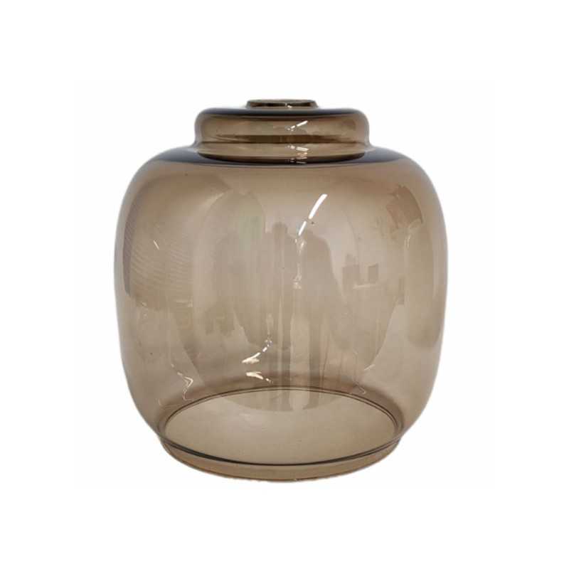 Glasglocke Rauchglas 250mm x 265mm