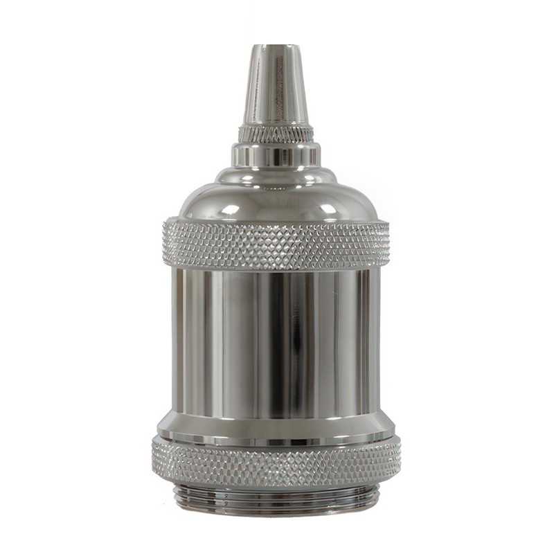 Retro Metall E27 Lampenfassung Kit mit Ring fuer Schirm
