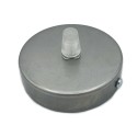 Soporte de hierro de 60mm diámetro x 15mm y una salida