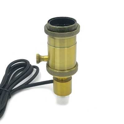 Lampenfassung-Kit mit Dimmer fuer Flaschenlampen