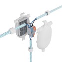 Accesorio T para hacer bajantes de guirnaldas