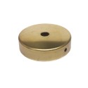 Soporte de latón de 100mm diámetro x 15mm y una salida