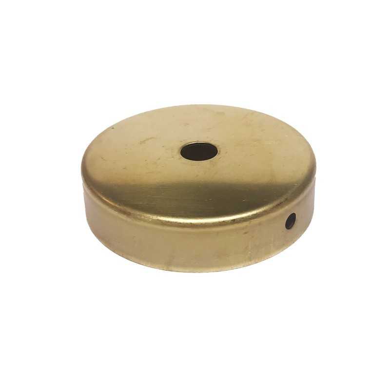 Soporte de latón de 100mm diámetro x 15mm y una salida