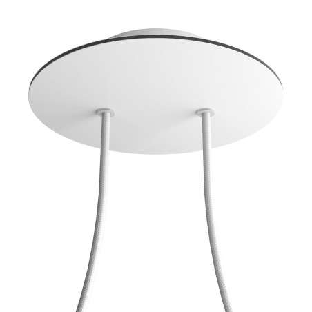 Soporte techo 200mm con 2 orificios y 4 agujeros laterales