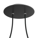 Soporte techo 200mm con 2 orificios y 4 agujeros laterales