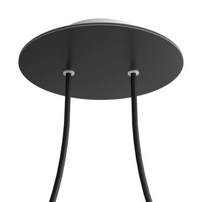 Soporte techo 200mm con 2 orificios y 4 agujeros laterales