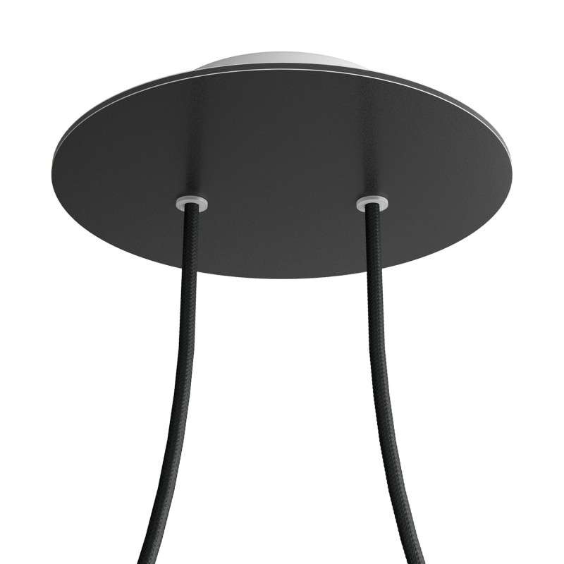 Soporte techo 200mm con 2 orificios y 4 agujeros laterales