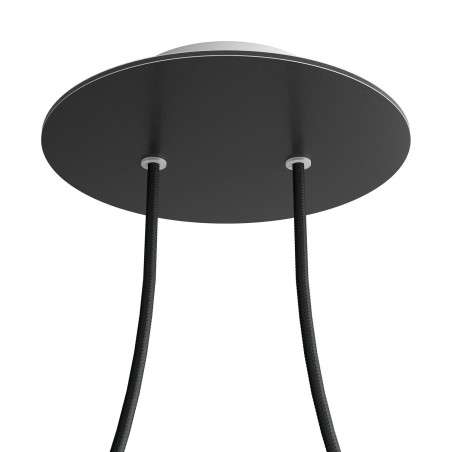 Soporte techo 200mm con 2 orificios y 4 agujeros laterales