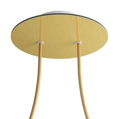 Soporte techo 200mm con 2 orificios y 4 agujeros laterales
