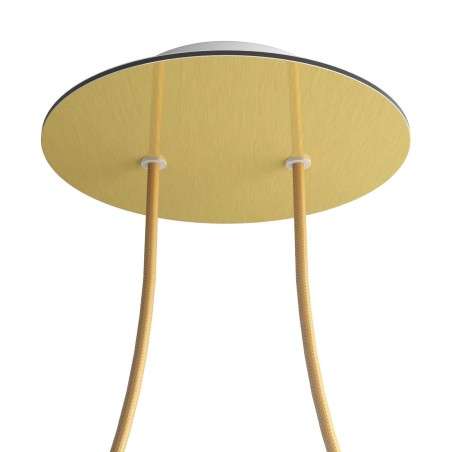Soporte techo 200mm con 2 orificios y 4 agujeros laterales