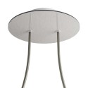 Soporte techo 200mm con 2 orificios y 4 agujeros laterales