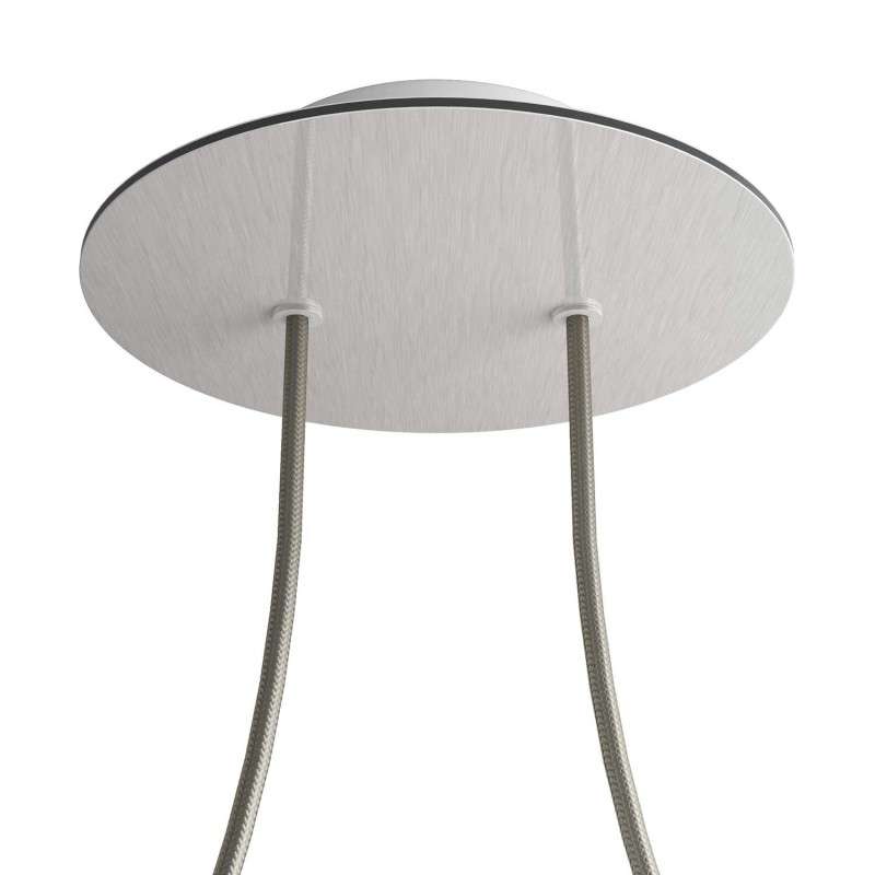 Soporte techo 200mm con 2 orificios y 4 agujeros laterales
