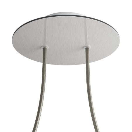 Soporte techo 200mm con 2 orificios y 4 agujeros laterales