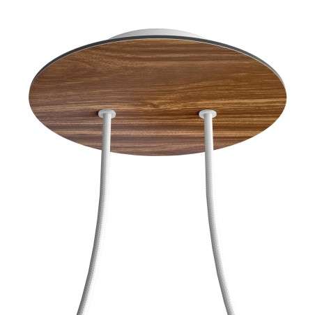 Soporte techo 200mm con 2 orificios y 4 agujeros laterales