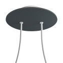 Soporte techo 200mm con 2 orificios y 4 agujeros laterales