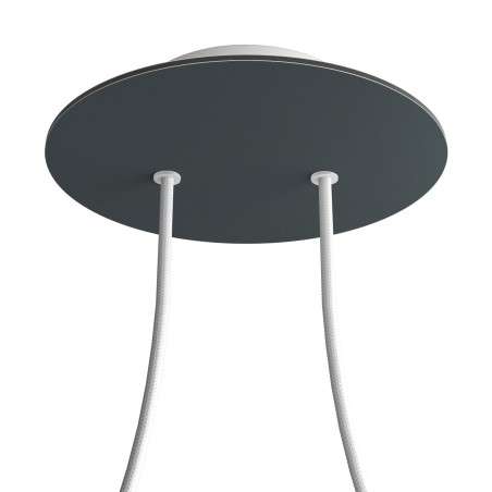 Soporte techo 200mm con 2 orificios y 4 agujeros laterales
