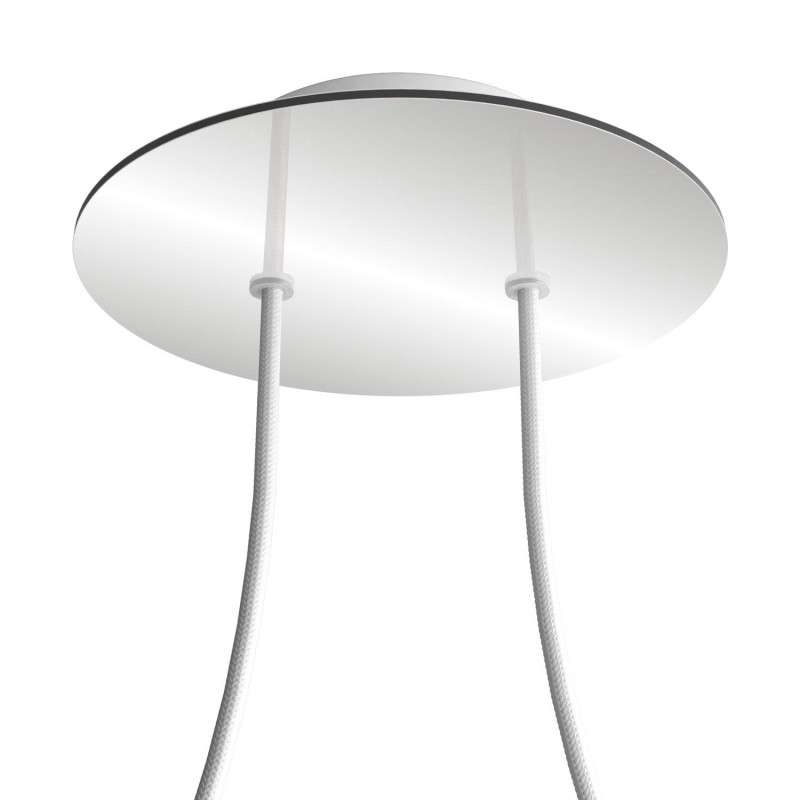 Soporte techo 200mm con 2 orificios y 4 agujeros laterales