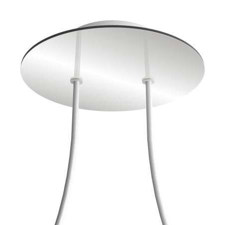 Soporte techo 200mm con 2 orificios y 4 agujeros laterales