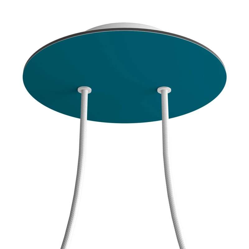Soporte techo 200mm con 2 orificios y 4 agujeros laterales