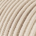 Cable decorativo textil a metros homologado color lino oscuro