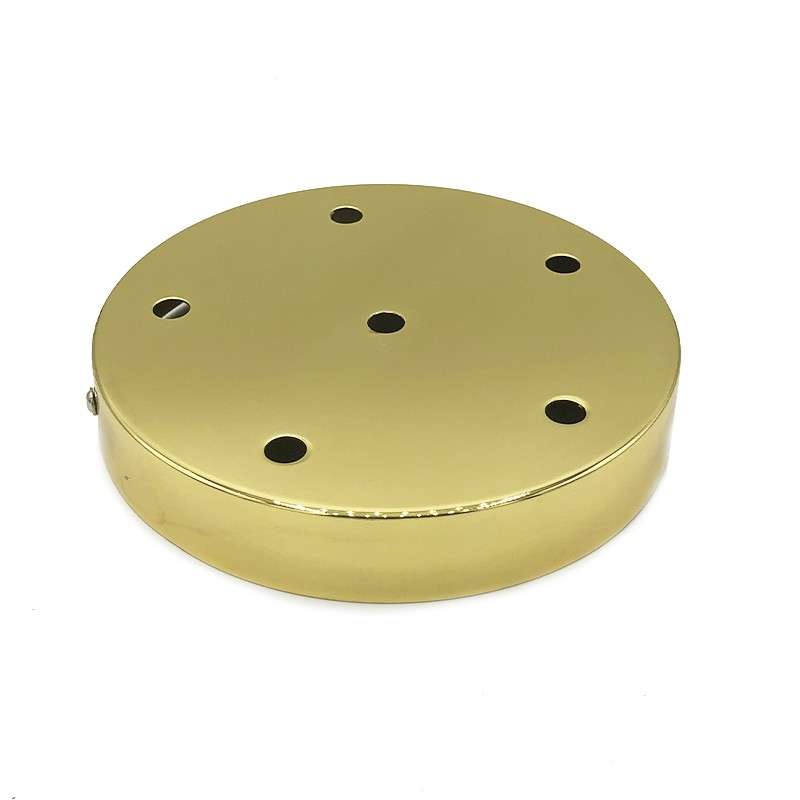 Soporte metal 160mm diámetro x 25mm con seis salidas