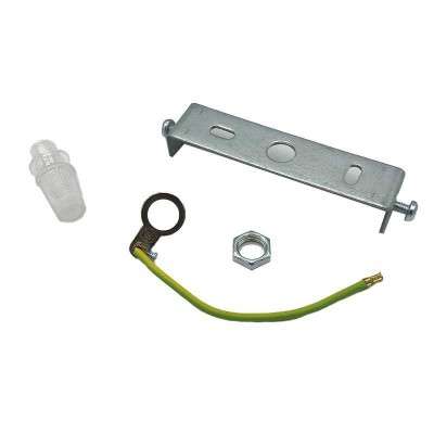 Weisser Baldachin, 1 Ausgang, 92mm, konische Form