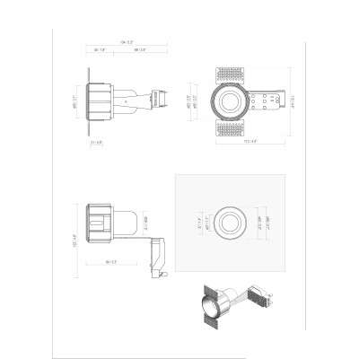 Deckenleuchte aus Aluminium E27, weiss, MEUCON