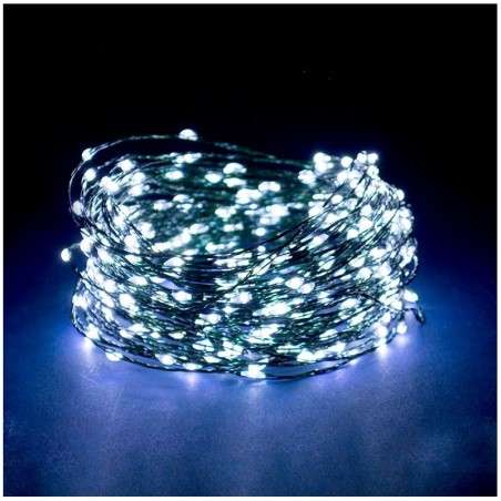 Tira 180 LED a pilas luz fría 18 metros de largo programable