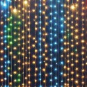 Cortina 600 LED RGB IP44 programable 300x200 con mando