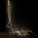 Cascada 700 LEDs fijos interior luz cálida y 250cm largo