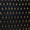 Red 100 LEDs luz fría cable transparente programable 200x50