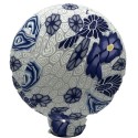 Dekoriertes LED-Silikonleuchtmittel blaue Blume 4W E27