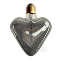 Bombilla de LED con forma de corazón filamento