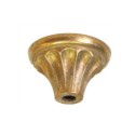 Sockelabdeckung bronzefarben 60mm Durchmesser fuer Lampen