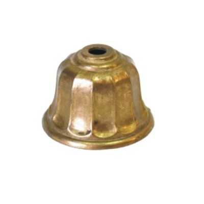 Sockelabdeckung bronzefarben 65mm Durchmesser fuer Lampen