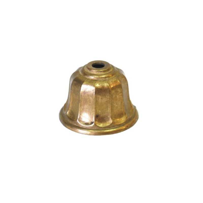 Sockelabdeckung bronzefarben 65mm Durchmesser fuer Lampen
