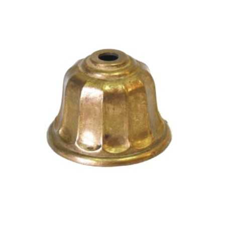 Sockelabdeckung bronzefarben 65mm Durchmesser fuer Lampen
