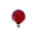 Bombilla LED E27 decorativa 3W G125 roja