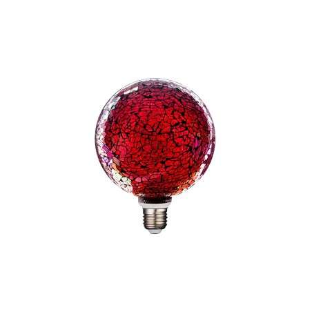 Bombilla LED E27 decorativa 3W G125 roja