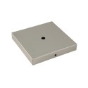 Soporte de hierro cuadrado 120mm x 120mm x 20mm y una salida