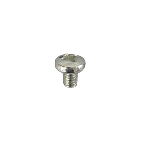 Schraube fuer Leuchten M4 x 5 mm verchromt mit Sternkopf