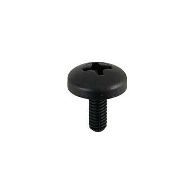 Nylonschraube fuer Leuchten M4 x 10mm mit Sternkopf, schwarz