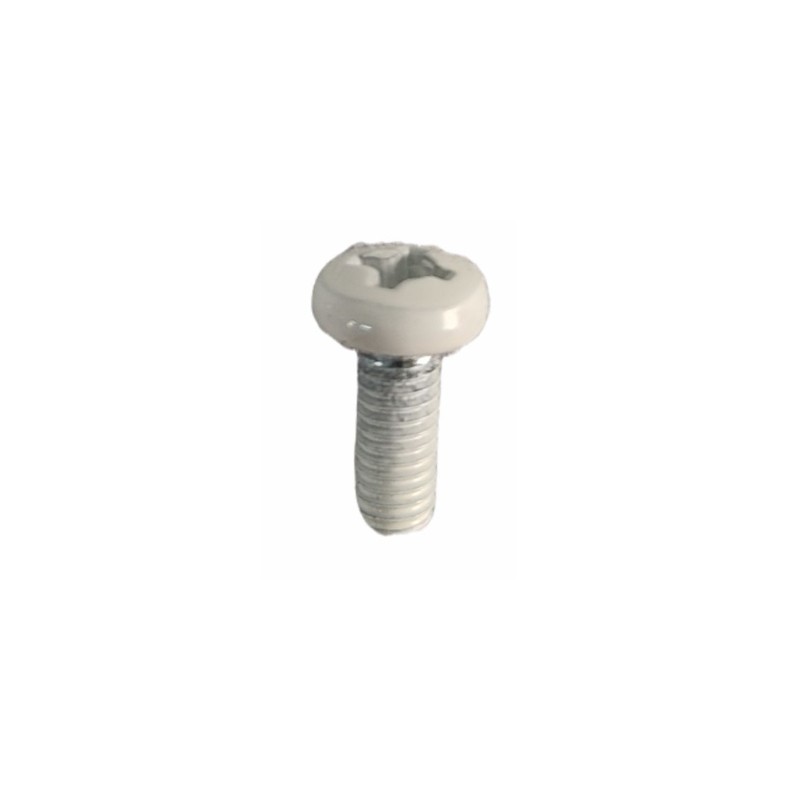 Schraube fuer Leuchten M4 x 10mm mit Sternkopf, weiss