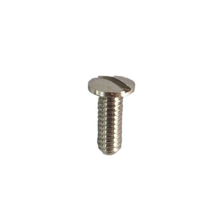 Schraube fuer Leuchten M4 x 12mm Schlitzkopf Stahlfarbe
