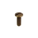 Schraube fuer Leuchten M4 x 12 mm O7 mm Schlitzkopf altgold