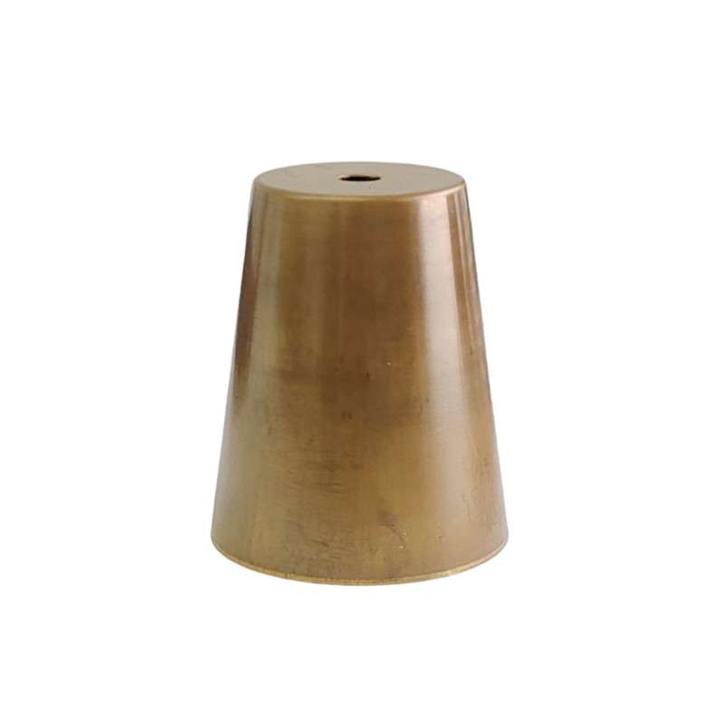 Cono de latón de 90 mm de alto x 73 mm de diámetro con orificio M10