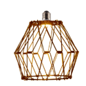 Bombilla LED decorativa transformable oro 4W rosca E27