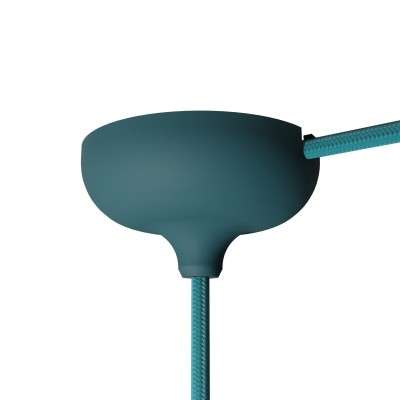 Soporte de silicona para techo en verde